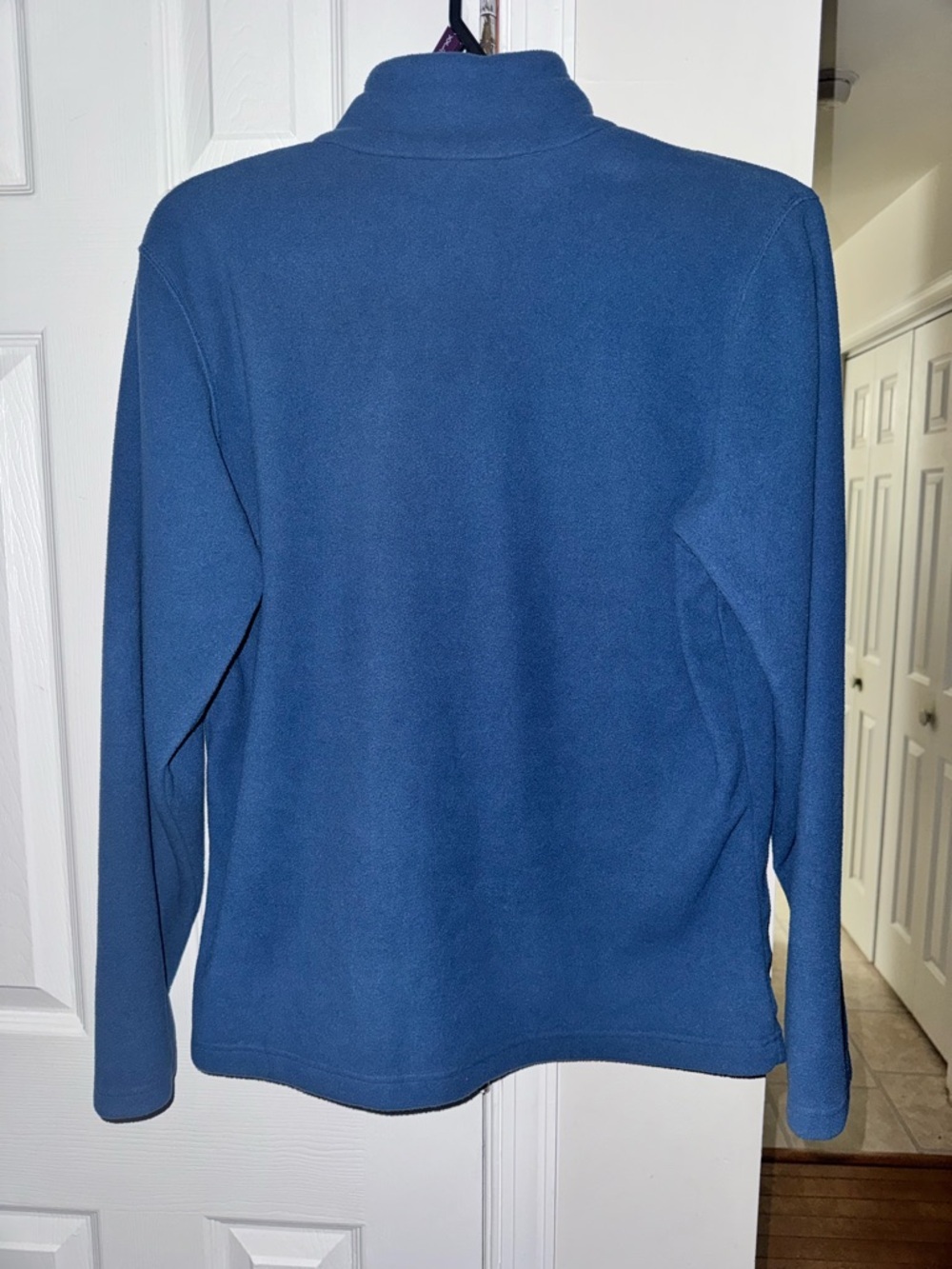 Columbia Men's Medium Fast Trek II Full Zip Fleece Jacket Blue Soft EUC Outdoor - Picture 2 of 7